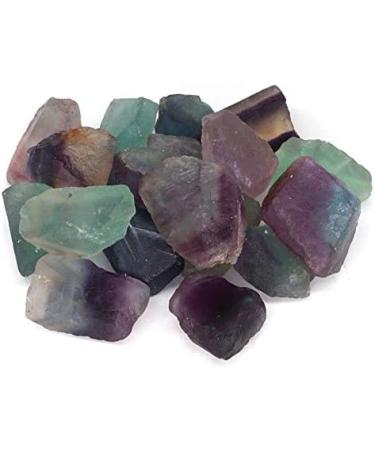 200g Tumbled Natural Colored Fluorite Crystal Stone Rough Raw Minerals Specimen - Buy Online on GoSupps.com
