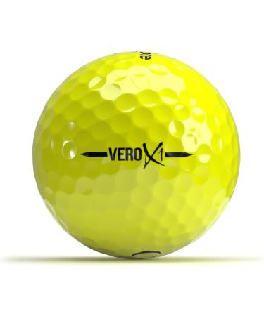 VERO X1 Golf Balls - Yellow (One Dozen | 12 Premium Golf Balls) - Tour Performance Balls - Buy Online on GoSupps.com