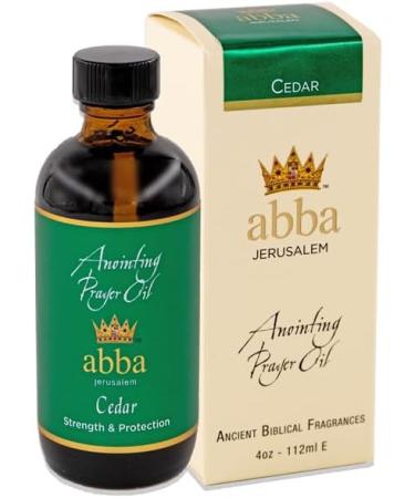 ABBA Oil Cedar Anointing Prayer Oil 2oz Bottle in Gift Box - ABBA Jerusalem - Buy Online on GoSupps.com