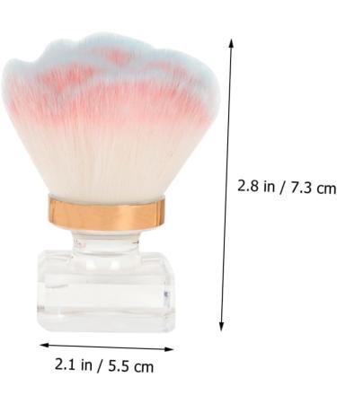 VINTORKY foundation makeup blusher makeup supplies powder dense foundation brush powder foundation brush manicure blush brush abs travel nail gradient powder - Buy Online on GoSupps.com