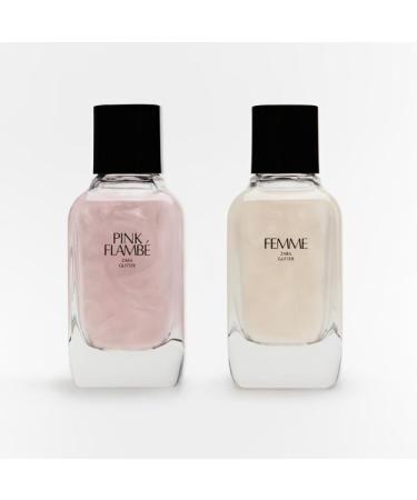 Zara Pink Flamb + Femme Glitter Perfume for Women Fragrance Set EDP Eau De Parfum 2x 100 ML (3.4 FL. OZ) - Buy Online on GoSupps.com