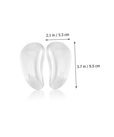 FRCOLOR 3 Pairs Invisible Arch Support Cushions | Gel Foot Arch Supports for Shoes | Adhesive Arch Support Insoles for Adults - Buy Online on GoSupps.com