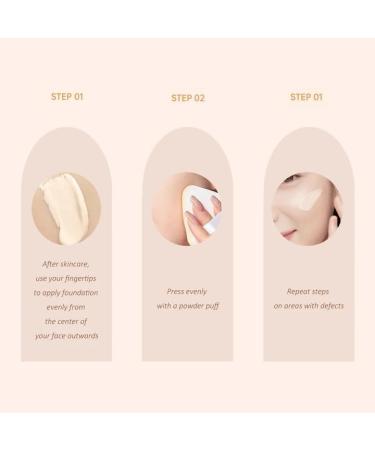 Longlasting foundation full coverage makeup foundation stays in place makeup hydration regulates sweatresistant facial makeup facial firmer without primer 02 Natural - Buy Online on GoSupps.com