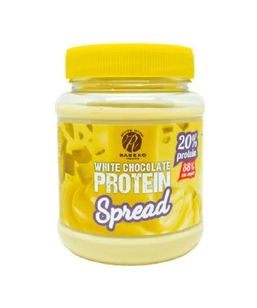 Rabeko Protein Spread White Chocolate 1 x 330 gr 20% protein and 81% less sugar than a traditional chocolate spread