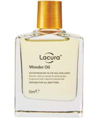 Aldi Lacura - Wonder Oil | Multipurpose Oil for Face Hair & Body | Suitable for All Skin Types | 50ml - Buy Online on GoSupps.com