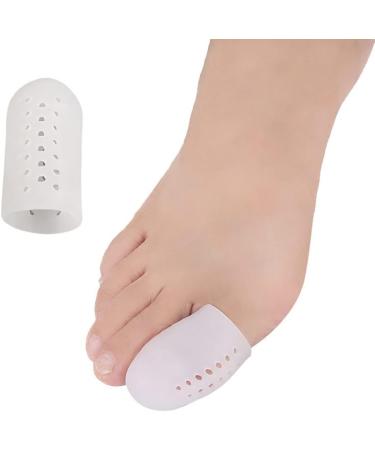 Healifty 16 Pcs Toe Tubes Corn Protectors - Silicone Gel Sleeves for Toe Corns - Breathable Toe Caps for Pain Relief - Buy Online on GoSupps.com