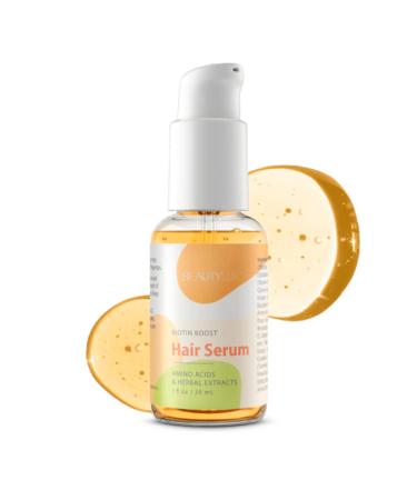 Biotin Hair Boost Serum - Enriched with Amino Acids Vitamin E & Herbal Extracts for Shine & Thickness - 1 oz - Buy Online on GoSupps.com