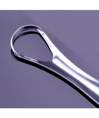 Premium Stainless Steel Tongue Scraper & Brush | Ultimate Dental Tongue Cleaner for Fresh Breath - Ships Internationally - Buy Online on GoSupps.com