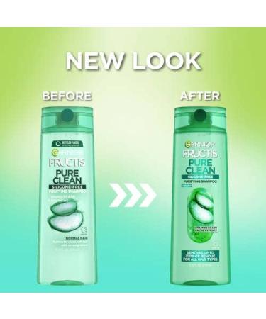 Buy Garnier Fructis Pure Clean Shampoo 12.5 fl. oz. | International Shipping Available - Best Deals & Quality Care - Buy Online on GoSupps.com