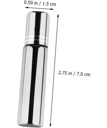 FRCOLOR 12pcs Essential Oil Perfume Roller Bottles - Refillable Glass Bottles with Gemstones - Perfect for Travel & DIY Fragrances - Buy Online on GoSupps.com