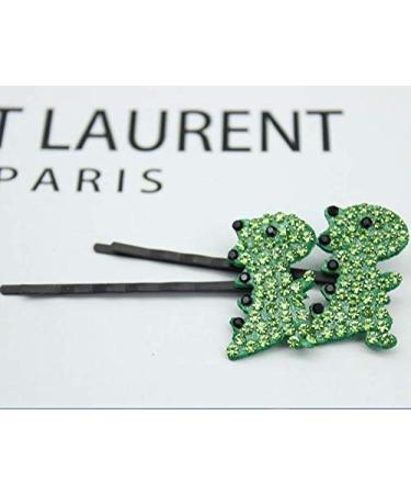 6pc Cartoon Frosted Hair Clips Set + 3 Pairs White Bridge Dinosaur Hairpins for Girls & Women - Buy Online on GoSupps.com