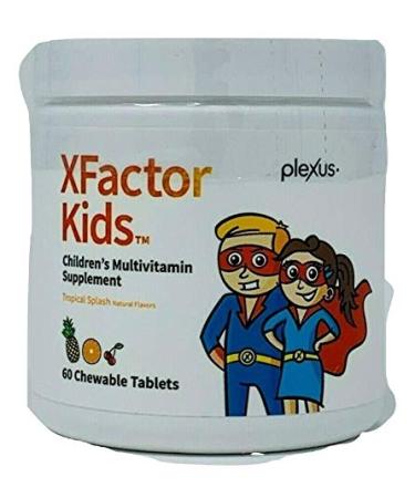 Plexus Slim Xfactor Kids MultiVitamin Probiotic Supplement 60 Chewable Tablets