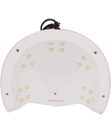 54W Intelligent UV LED Gel Nail Polish Dryer Manicure Tool with Automatic Sensors and LCD Display - Pink - Buy Online on GoSupps.com