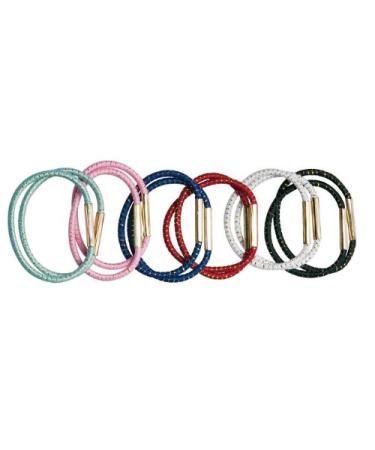 12-Piece Hair Tie Set - Small Narrow Bands in 6 Colors for All Hairstyles | International Shipping Available - Buy Online on GoSupps.com