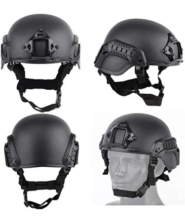 Full Face Tactical Mask with Goggles and ACH Helmet | Airsoft Paintball CS Games - 30*19cm BK - Buy Online on GoSupps.com