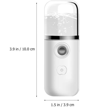 DRESSOOS Hydrating Instrument Eyelash Extensions Mist Sprayer for Skin Care Makeup Face Steamer Abs White - Buy Online on GoSupps.com