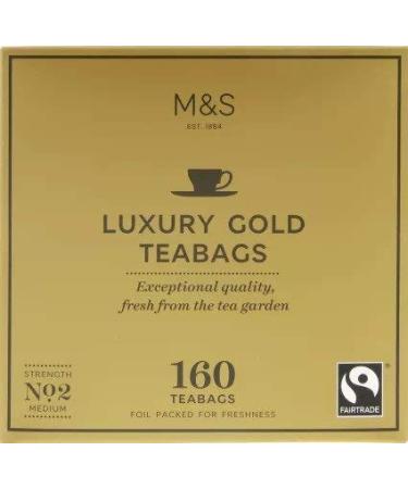 Marks & Spencer M & S Marks and Spencer 160 Luxury Gold Tea Bags