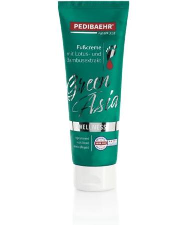 Pedibaehr Foot Cream | Green Asia | With Lotus and Bamboo Extract | With Panthenol | Also for Diabetics | Moisture | 125 ml - Buy Online on GoSupps.com