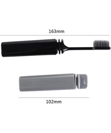 Vctitil 6pcs Travel Toothbrush Set - Portable Bamboo Charcoal Soft Hair for Adults | Ideal for Oral Hygiene & Hotel Use - Buy Online on GoSupps.com