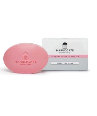 Harrogate Sulphur Soap Victorian Rose Scent 100g