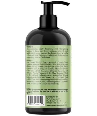 Rosemary Mint Shampoo Cindtioner Set with Travel Bottle 2pcs - Buy Online on GoSupps.com