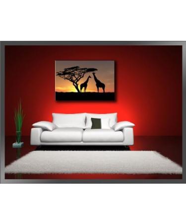 Visario 4034 Canvas Picture - Africa Theme - 80 x 60 cm (31.5 x 23.62 inches) - Buy Online on GoSupps.com