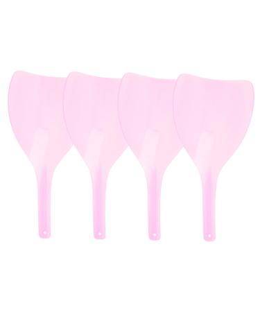 Homoyoyo 4pi ces Transparent Pour Coiffure Accessoires Salon Barbiers Protection Visage Et Yeux Pour Coloration De Cheveux Usage Quotidien Couleur Al atoire