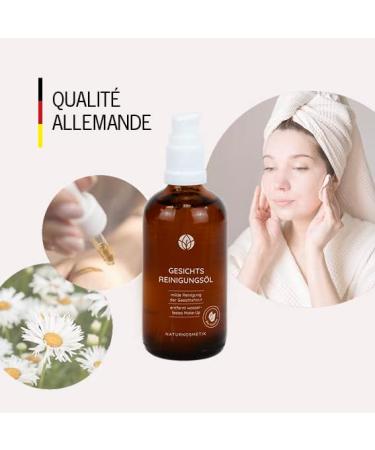 MYLILY Huile de nettoyage | 100 ml d'huile d maquillante | Huile d'amande nourrissante huile de jojoba et camomille | limine le maquillage | Nettoyage du visage v gan | Produits de soins du visage - Buy Online on GoSupps.com