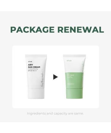 Buy ANUA Airy Sun Cream SPF 50+ | 50ml | Lightweight Non-Residue Moisturizer | International Shipping Available - Buy Online on GoSupps.com