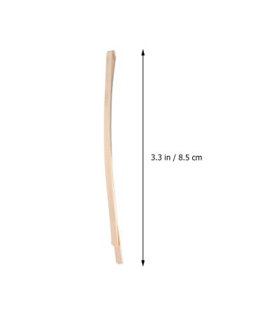 Beaupretty 100 Pack Long Flat Bobby Pins - Gold Metal Hair Clips for Women & Girls - Buy Online on GoSupps.com
