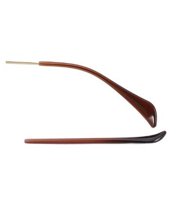 Willwa 10 pair (20 pieces) anti-slip-plastic hanger tip for metal iron glasses glasses temple glasses temple (color: transparent size: 25 * 70mm) 25 * 70mm transparent