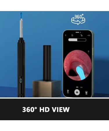 Buy Ear Wax Removal Tool - Wireless Ear Cleaner with Camera & Light for iOS & Android - Effective Earwax Removal Kit (Black - Buy Online on GoSupps.com