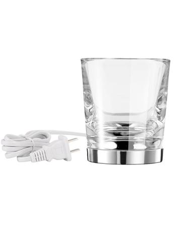 Replacement Electric Toothbrush Charger Base Charger Glass Cup CBA1001 Compatible with Philips Smart 9300 9500 9700 Series, Replacement Soni Care Charger for HX9901 HX9903 HX9924 HX9954 HX9957 HX9984 Silver