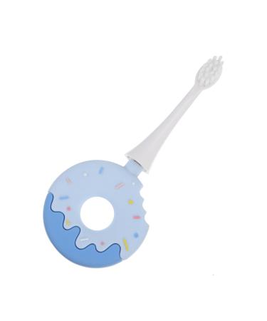 Mobestech Toothbrush Silica Gel Brush Head Travel Portable 1 piece (1 pack) Blue