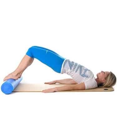Kawanyo Pilates Rolle 90 cm - Premium Exercise Aid for Stability Balance & Rehabilitation | Blue Foam Yoga & Pilates Roller - Buy Online on GoSupps.com