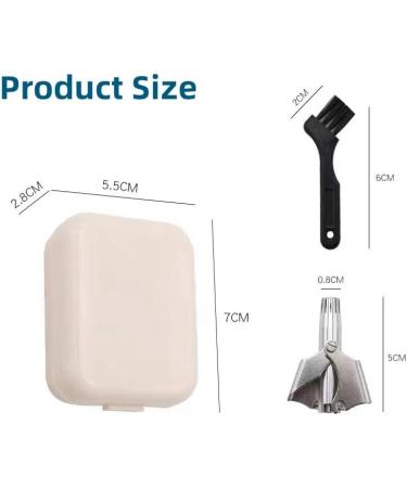 Buy Stainless Steel Nose Hair Trimmer for Men & Women - 360 Manual Hair Remover - Silver - Buy Online on GoSupps.com
