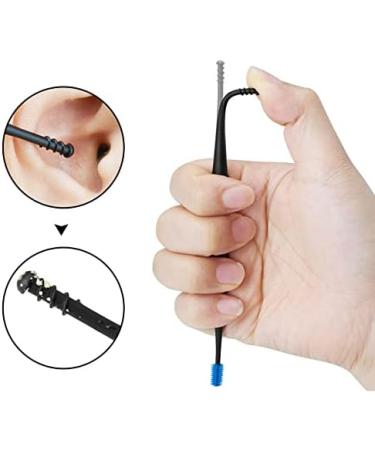 Soft Silicone Double-ended Spiral Ear Wax Remover Spoon - Pink Box - Buy Online on GoSupps.com