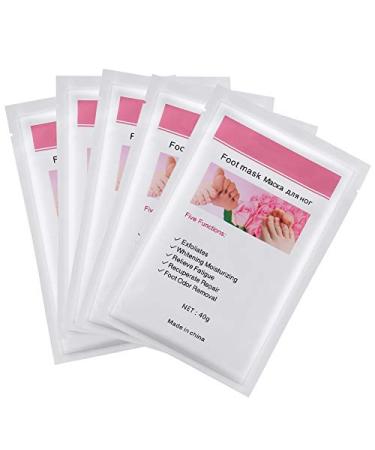 5pcs Moisturizing Foot Peeling Mask - Gentle Dead Skin Remover for Sensitive Feet | Foot Care Socks - Buy Online on GoSupps.com