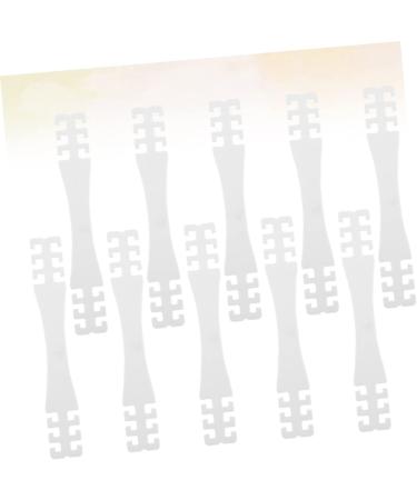 Fomiyes 10 Pack Adjustable Mask Strap Extensions - Ear Handle Buckles for Comfortable Wear | White Mask Accessories - Buy Online on GoSupps.com