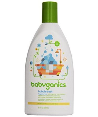 Babyganics Bubble Bath Fragrance Free 20oz Packaging May Vary