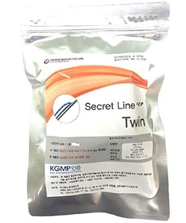 Secret Line PDO Thread Lift for Face/Whole Body/No Cog/Twin Screw Type/20pcs(1Pack)/Made in S.Korea (26G38mm)