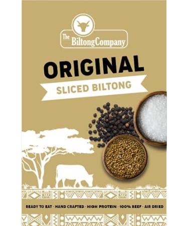 Biltong Sliced - 10 x 50g - Original Flavour - Buy Online on GoSupps.com