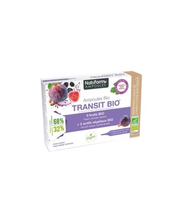 Nat & Form Transit Organic 20 Phials 20 x 10 ml