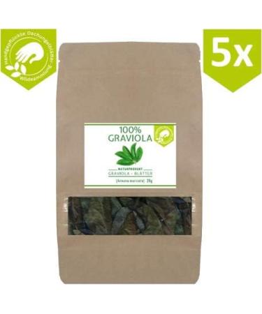  Graviola.de 5 x 100% SOURSOP LEAVES (5 x 20 g). NEW HARVEST Wild Collection. Natural and untreated. Soursop. Guanabana. Soursop. Graviola. Guyabano. - Buy Online on GoSupps.com