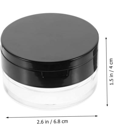Angoily 1 Set Loose Powder Box Powder Box Face Powder Jars Puff Powder Container Portable Powder Holder Travel Lotion Container Makeup Containers Nail Stickers Plastic Office Cream - Buy Online on GoSupps.com