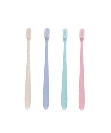 FRCOLOR 2 Boxes 8 Pieces Toothbrush With Cap Travel Toothbrush Toothbrush