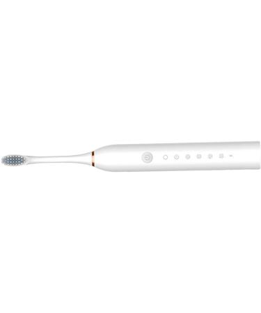 Easy-to-Clean Ultrasound Electric Toothbrush for Adults - Soft Bristles Time-Saving & Universal Specifications - White - Buy Online on GoSupps.com