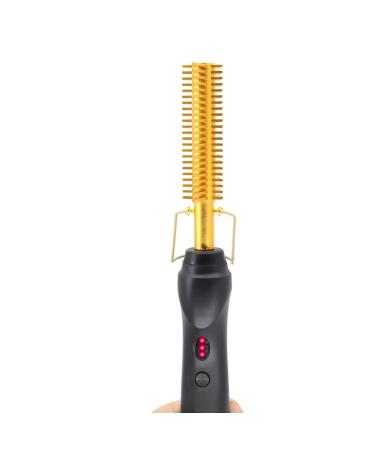 Buy Electric Hair Straightener Curler | Multifunction Hot Comb for Black Hair - Wet & Dry Use - Buy Online on GoSupps.com