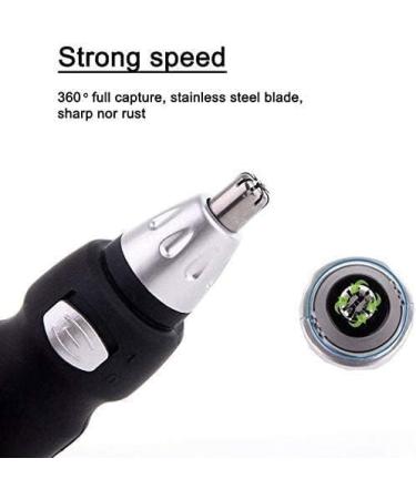Ear and Nose Hair Trimmer for Men & Women - Waterproof Battery-Operated Clipper with 360 Rotating Cutter Head - Easy Clean Facial Hair Remover - Buy Online on GoSupps.com