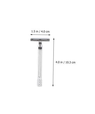 Buy MAGICLULU Manual Stainless Steel Double-Edged Razor Set - Perfect for Eyebrows Facial Hair & Beard Trimming - International Shipping Available - Buy Online on GoSupps.com